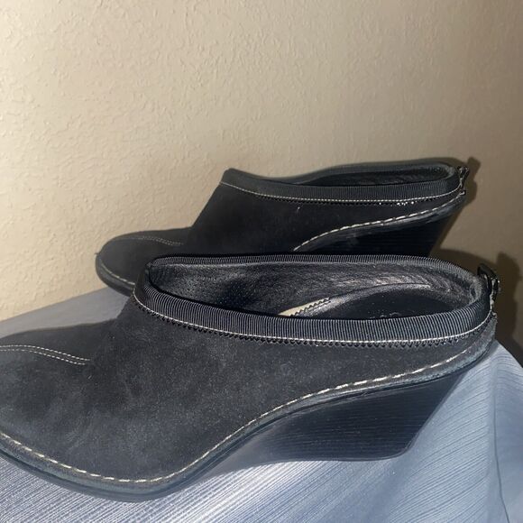 Cole Haan Women’s Black Suede Mule Slide size 7B Unworn New w/o Box - Picture 4 of 7